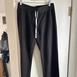 FIGS Black Livingston Basic Scrub Pants Size S